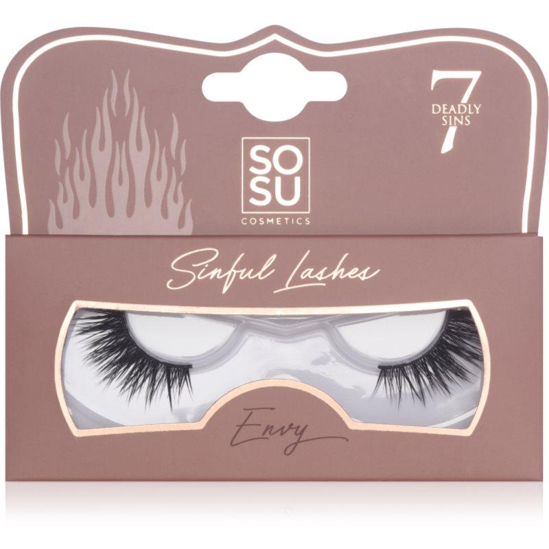 SOSU Cosmetics 7 Deadly Sins Lashes umělé řasy Envy 1 ks