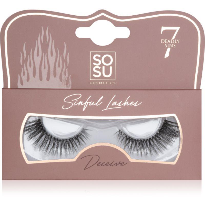 SOSU Cosmetics 7 Deadly Sins Lashes umělé řasy Deceive 1 ks