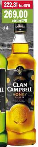 CLAN CAMPBELL HONEY 0,7l