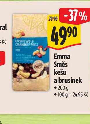  Emma Směs kešu a brusinek  200 g  
