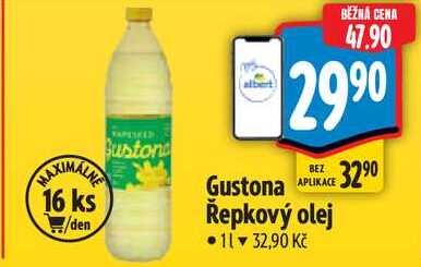 Gustona Řepkový olej, 1 l