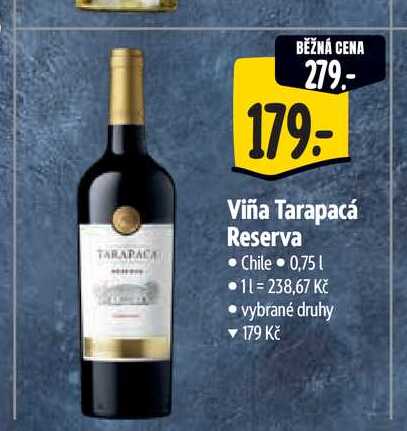   Viña Tarapacá Reserva 0,75 l