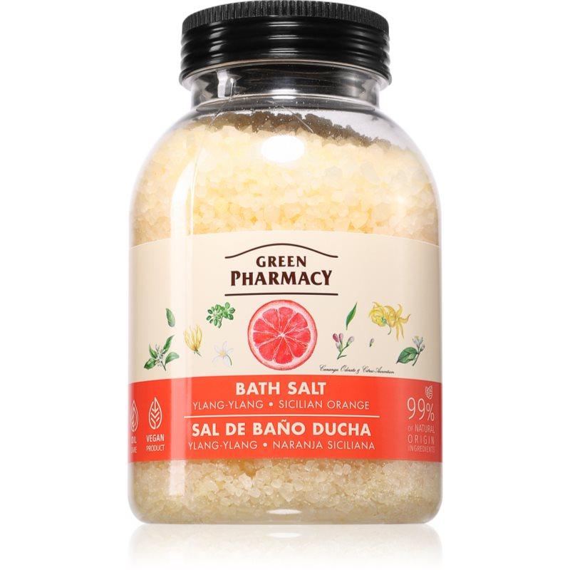 Green Pharmacy Ylang-ylang & Sicilian Orange Bath Salt relaxační sůl do koupele 1000 g