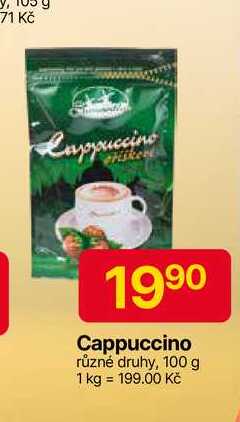 Cappuccino různé druhy, 100 g