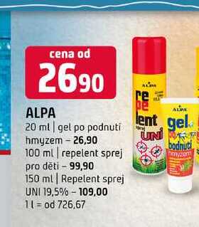 ALPA 20 ml gel po podnutí hmyzem 