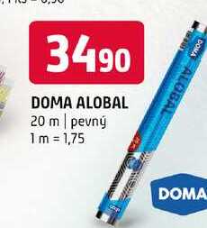 Doma alobal 20 m pevný