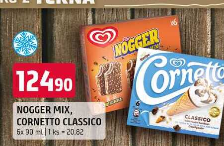 Nogger mix cornetto classico 6x90ml