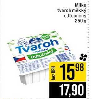 Milko tvaroh měkký odtucnený 250 g