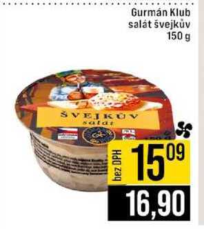 Gurmán Klub salát švejkův 150 g 