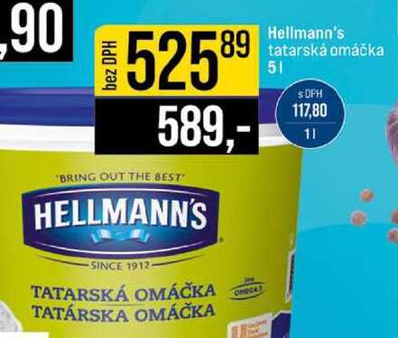 Hellmann's tatarská omáčka 5l