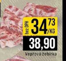 Vepřová zebírka 1kg