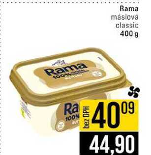 Rama máslová classic 400 g  v akci