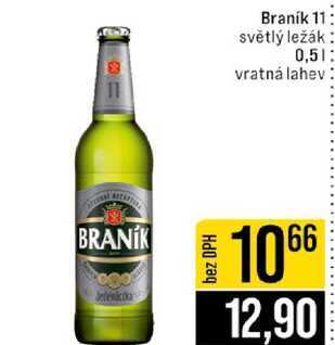 Branik 11 světlý ležák 0,5l