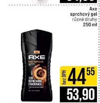 Axe sprchový gel různé druhy 250 ml 