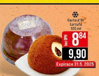 Carte d'Or tartufo 120 ml 