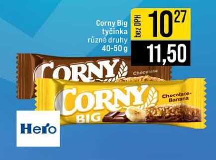 Corny Big tyčinka různé druhy 40-50 g 