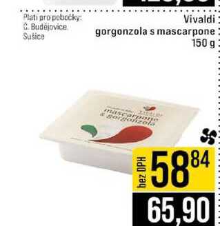 Vivaldi 150 g gorgonzola s mascarpone