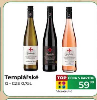 Templářské G-CZE 0,75L 