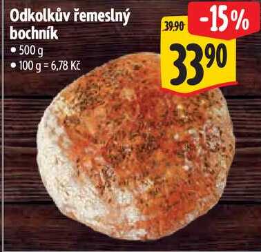 Odkolkův řemeslný bochník, 500 g