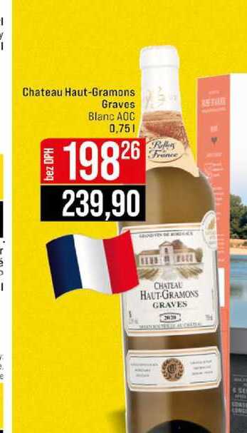Chateau Haut-Gramons Graves Blanc AOC 0,75l