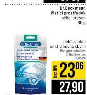 Dr.Beckmann čistící prostředek bělicí prášek 80 g 