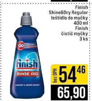 Finish Shine&Dry Regular leštidlo do myčky 400 ml