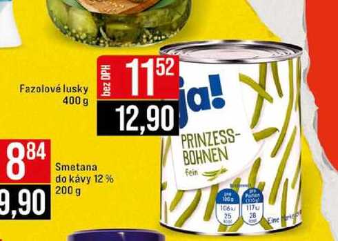 Fazolové lusky 400 g 