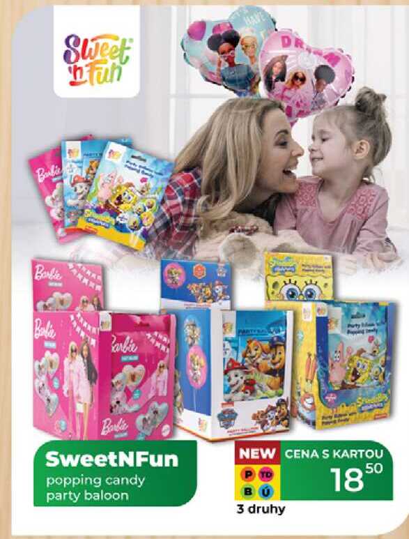 SweetNFun popping candy party baloon 