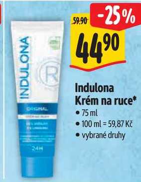 Indulona Krém na ruce, 75 ml
