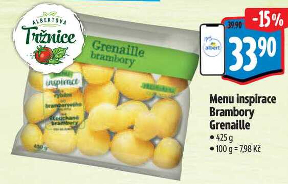 Menu inspirace Brambory Grenaille, 425 g 