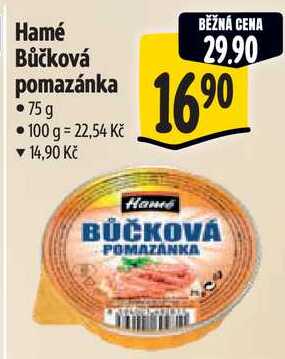 Hamé Bůčková pomazánka, 75 g