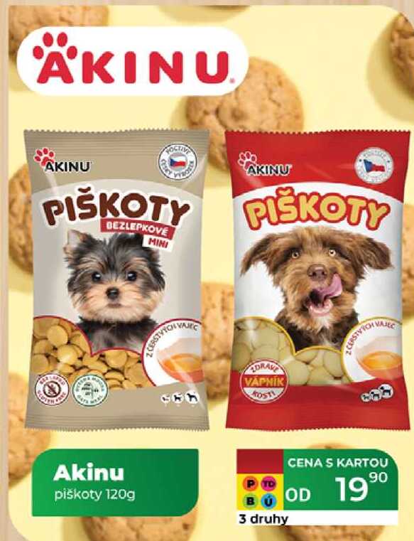 Akinu piškoty 120g 