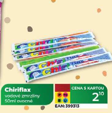 Chiriflax vodové zmrzliny 50ml  