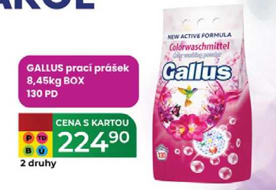 GALLUS prací prášek 8,45kg BOX 130 PD 