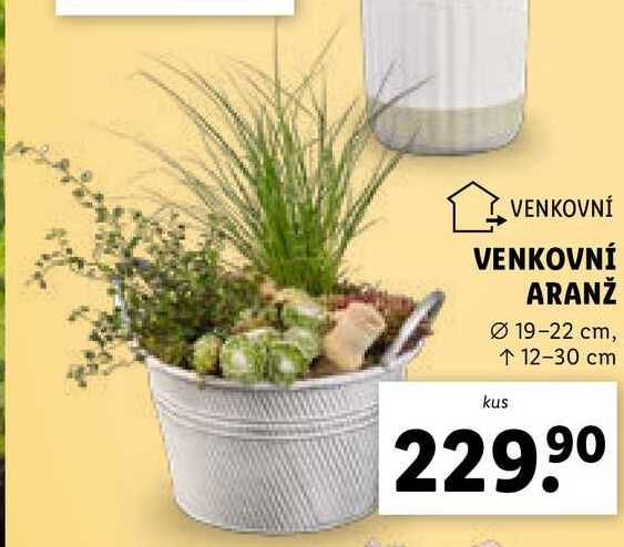 VENKOVNÍ ARANŽ