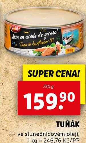 TUŇÁK, 750 g