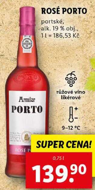 ROSÉ PORTO, 0,75 l