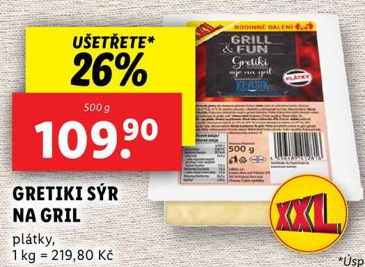 GRETIKI SÝR NA GRIL, 500 g