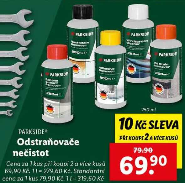 Odstraňovače nečistot, 250 ml