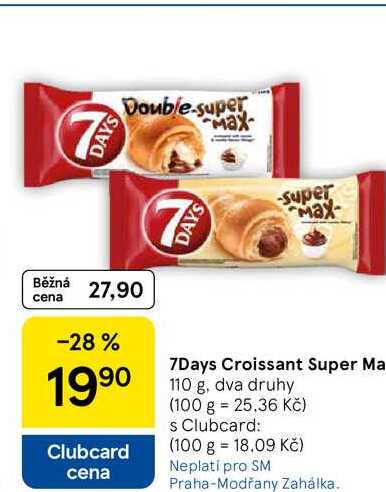 7Days Croissant Super Max, 110 g