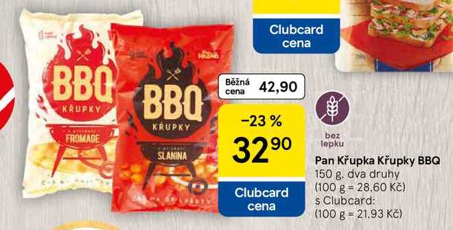 Pan Křupka Křupky BBQ, 150 g
