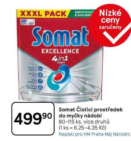 Somat Čisticí prostředek do myčky nádobí, 80-115 ks, více druhů   