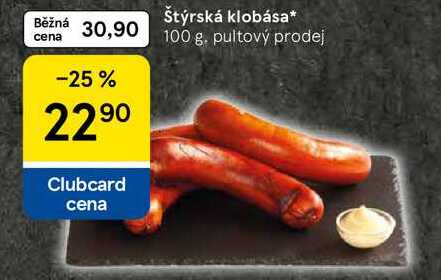 Štýrská klobása, 100 g 