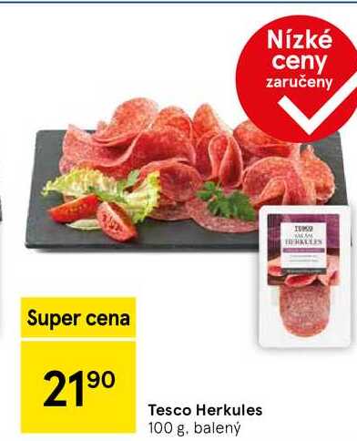 Tesco Herkules, 100 g, balený 