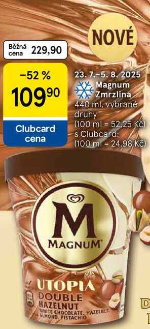 Magnum Zmrzlina, 440 ml, vybrané druhy 
