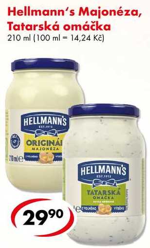 Hellmann's Majonéza, Tatarská omáčka, 210 ml