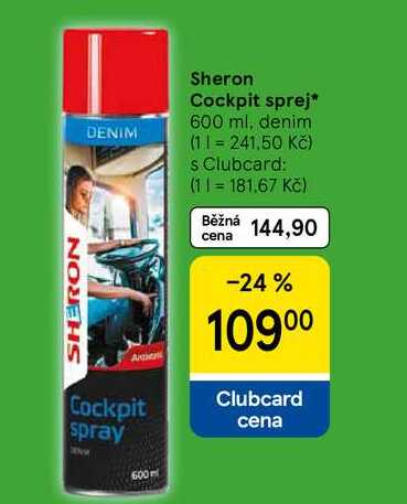 Sheron Cockpit sprej, 600 ml, denim  