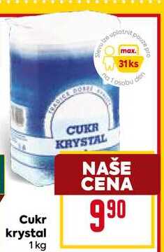 Cukr krystal 1 kg 