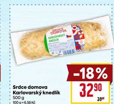Srdce domova Karlovarský knedlík 500 g  