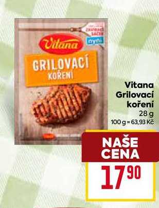 Vitana Grilovací koření 28 g 